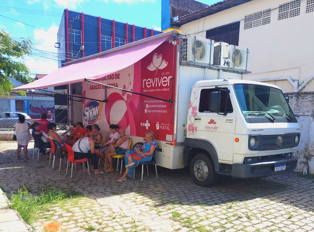 SMS Natal oferece serviço itinerante de mamografia gratuito no bairro Alecrim